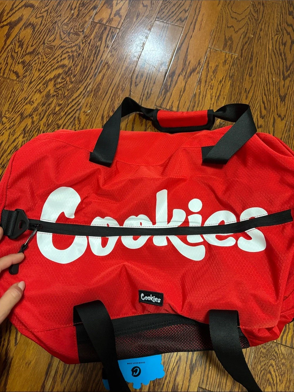 Cookies Red/Black Duffle Bag NWT